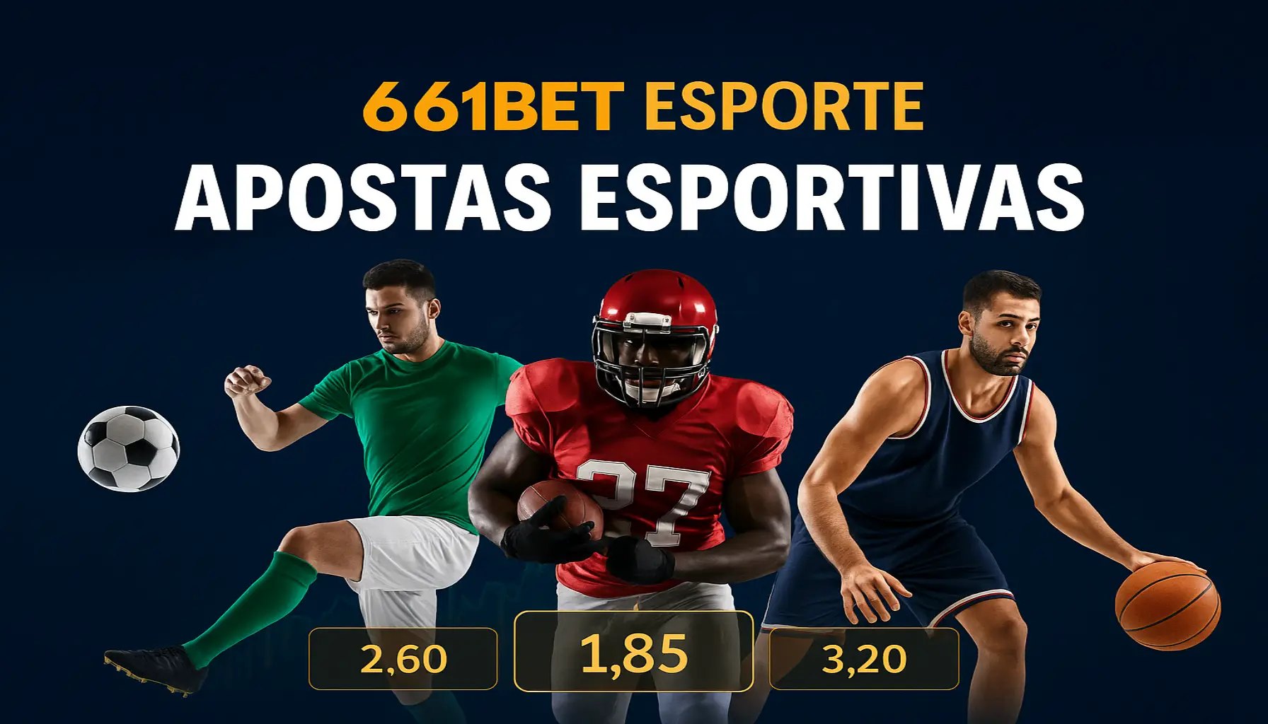 Aposte em apostas esportivas no cassino online 661BET